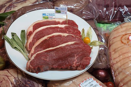 Raw beef steak Raw beef steak